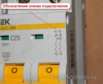 Маркування автоматичних вимикачів