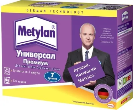 Metylan »- клей для шпалер