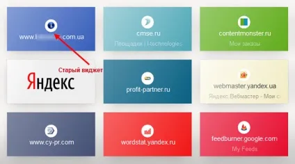 Створення віджета сайту в візуальних закладках (створення віджета сайту в візуальних закладках) Створення віджета сайту в візуальних закладках