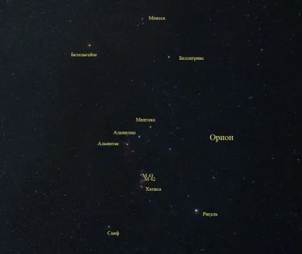 Сузір'я Оріона, сузір'я