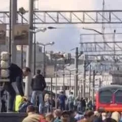 Москва, новини, зіткнення поїздів на Александріяом вокзалі що відомо (відбуксирували) Москва, новини, зіткнення поїздів на Александріяом вокзалі що відомо