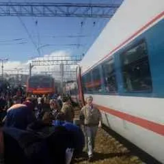 Москва, новини, зіткнення поїздів на Александріяом вокзалі що відомо (стрілки) Москва, новини, зіткнення поїздів на Александріяом вокзалі що відомо