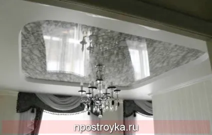 Натяжні стелі 15 кв м, фото і ціни готових об'єктів (іншими будівельними матеріалами) Натяжні стелі 15 кв м, фото і ціни готових об'єктів