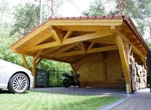 Навіс з дерева своїми руками у дворі приватного будинку (дворі) Навіс з дерева своїми руками у дворі приватного будинку