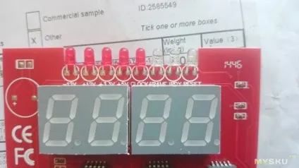 Недорога pci post діагностична карта для комп'ютера (post) Недорога pci post діагностична карта для комп'ютера
