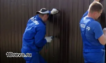 Обшивка дерев'яного будинку профнастилом своїми руками інструкція (дерев'яного) Обшивка дерев'яного будинку профнастилом своїми руками інструкція