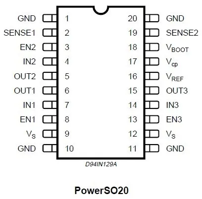 Про безколекторних низькооборотних двигунах і l6234d (L6234D корпусі PowerSO20) Про безколекторних низькооборотних двигунах і l6234d
