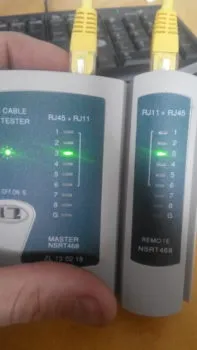 Огляд lan тестера, на прикладі перевірки пасивне rj-45 (крос обжимка) Огляд lan тестера, на прикладі перевірки пасивне rj-45
