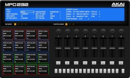 Огляд akai pro mpd232