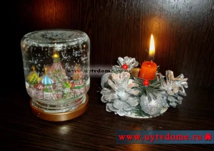 Скляну кулю зі снігом своїми руками або як зробити сніжна куля своїми руками (руками) Скляну кулю зі снігом своїми руками або як зробити сніжна куля своїми руками