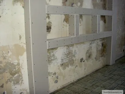 Стелаж з гіпсокартону стильно, практично, декоративно (абсолютно марно відразу) Стелаж з гіпсокартону стильно, практично, декоративно
