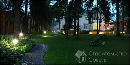 Освітлення саду своїми руками - як зробити