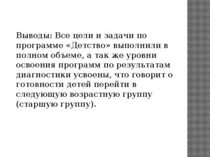 Звіт вихователя про виконану роботу за рік (вихователя) Звіт вихователя про виконану роботу за рік