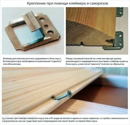 Оздоблення блок-хаусом всередині будинку - технологія монтажу (будинку) Оздоблення блок-хаусом всередині будинку - технологія монтажу
