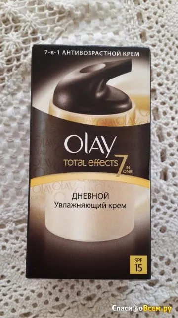 Відгук про денний зволожуючий крем olay total effects 7-в-1 антивікової повне розчарування, (крем) Відгук про денний зволожуючий крем olay total effects 7-в-1 антивікової повне розчарування,