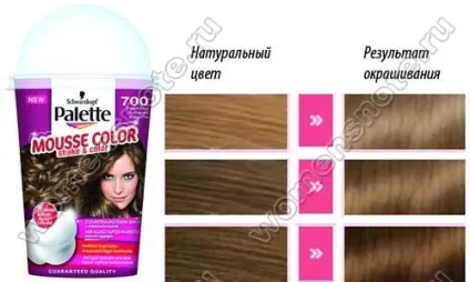Палітра palette mousse color