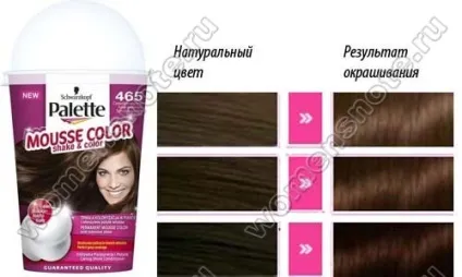 Палітра palette mousse color