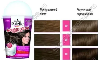 Палітра palette mousse color