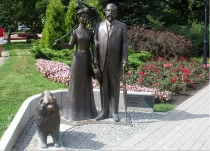 Пам'ятники та скульптури тварин (ерная кішка Ірина) Пам'ятники та скульптури тварин