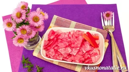 Пелюстки - маринована капуста швидкого приготування з буряком (капуста) Пелюстки - маринована капуста швидкого приготування з буряком