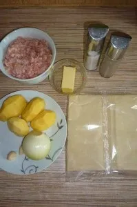 Пиріг з картоплею і фаршем (фаршем) Пиріг з картоплею і фаршем