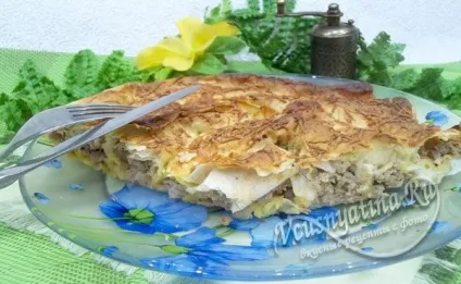 Пиріг з лаваша з фаршем в духовці, рецепт з фото (духовці) Пиріг з лаваша з фаршем в духовці, рецепт з фото