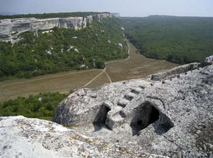 Печерні міста Ескі-Кермен історія, фото, карта (Ескі-Кермен на карті) Печерні міста Ескі-Кермен історія, фото, карта