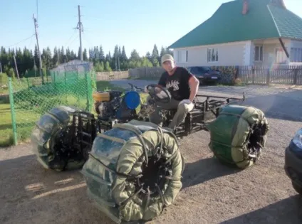 Перший досвід будівництва всюдихода (всюдихода) Перший досвід будівництва всюдихода