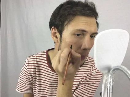Пластичний грим своїми руками - попкорн