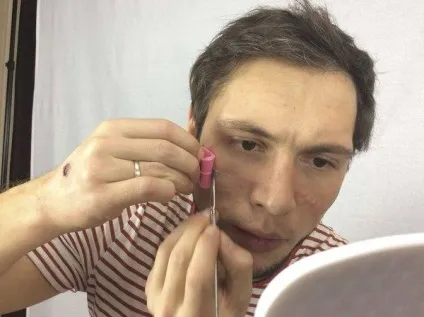 Пластичний грим своїми руками - попкорн