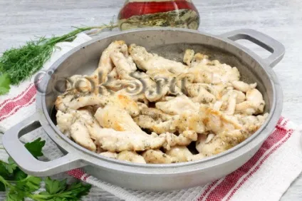 Підлива з курячого філе зі сметаною - покроковий рецепт з фото, страви з курки (страви з курки) Підлива з курячого філе зі сметаною - покроковий рецепт з фото, страви з курки