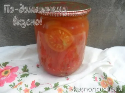 Помідори дольками з цибулею - рецепт на зиму (рецепт) Помідори дольками з цибулею - рецепт на зиму