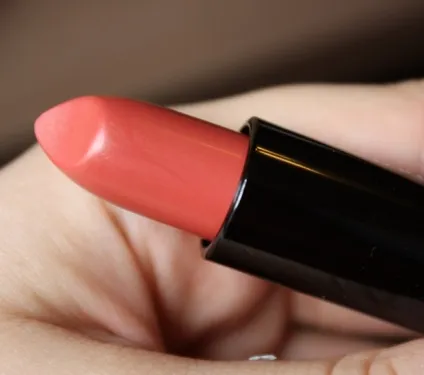 Помада shiseido perfect rouge or341 відгук і макіяж з синіми стрілками, elia chaba