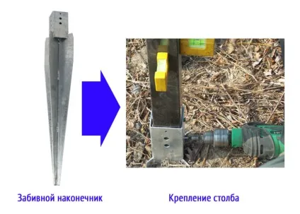 Стовпи для забору забивати або бетонувати (забору) Стовпи для забору забивати або бетонувати