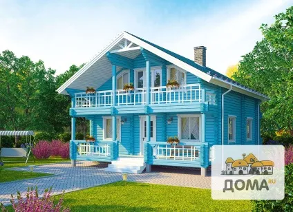 Будівництво будинків з бруса під ключ, недорого