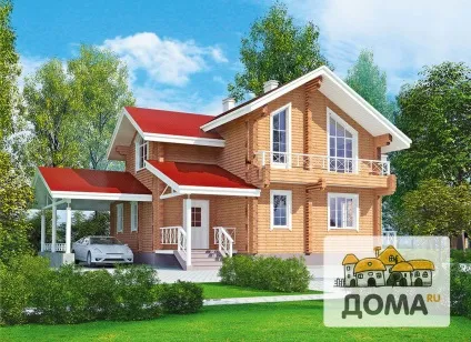 Будівництво будинків з бруса під ключ, недорого
