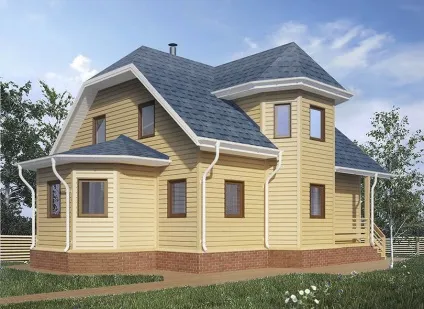 Будівництво будинків з бруса під ключ, недорого