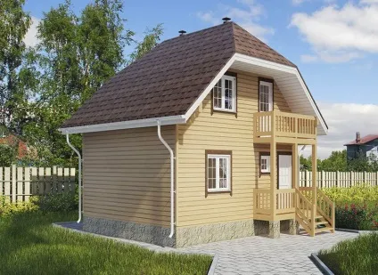 Будівництво будинків з бруса під ключ, недорого