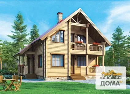 Будівництво будинків з бруса під ключ, недорого