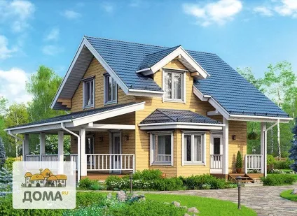 Будівництво будинків з бруса під ключ, недорого