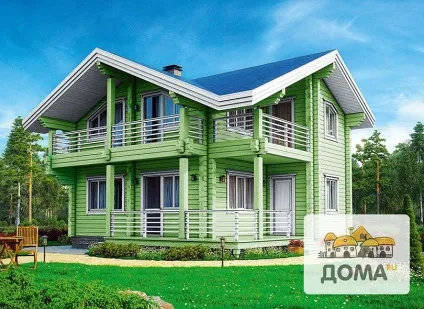 Будівництво будинків з бруса під ключ, недорого