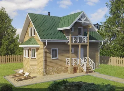 Будівництво будинків з бруса під ключ, недорого