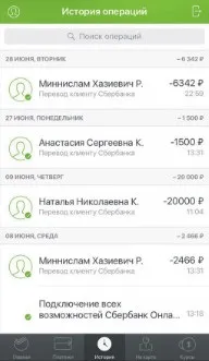Останні операції по карті ощадбанку (останні) Останні операції по карті ощадбанку