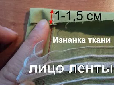 Пошиття штори - гардини (з прозорих тканин)