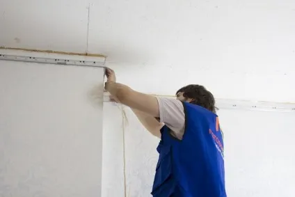 Послідовність робіт шпалери і натяжна стеля, розкіш і затишок (стелю) Послідовність робіт шпалери і натяжна стеля, розкіш і затишок