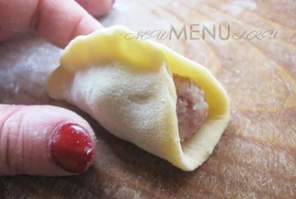Покроковий рецепт домашніх пельменів з фото, newmenus (ліпити пельмені руками) Покроковий рецепт домашніх пельменів з фото, newmenus