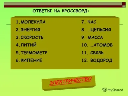 Презентація на тему 8 клас розгадай кросворд 1 (тему) Презентація на тему 8 клас розгадай кросворд 1