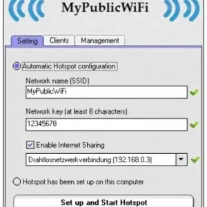 Програма для роздачі wi fi (вай фай) для ноутбука - connectify, mhotspot, mypublic (connectify) Програма для роздачі wi fi (вай фай) для ноутбука - connectify, mhotspot, mypublic