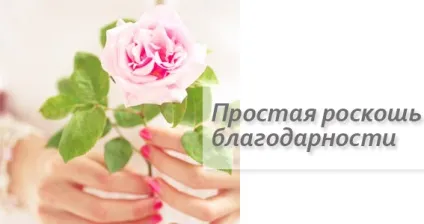 Проста розкіш подяки, набуття сили любові