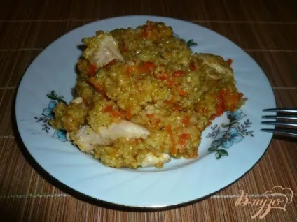Пшенична каша з куркою - покроковий рецепт з фото (грудку) Пшенична каша з куркою - покроковий рецепт з фото